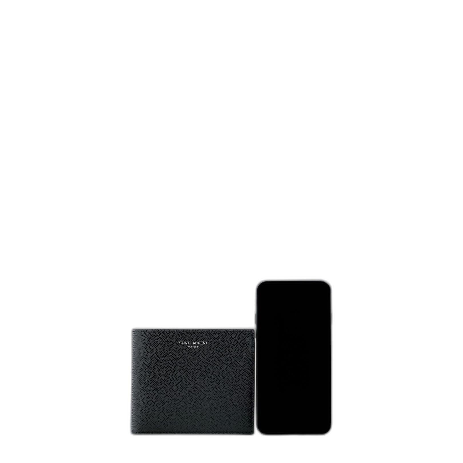 Paris East/West Wallet With Coin Purse In Grain De Poudre Leather