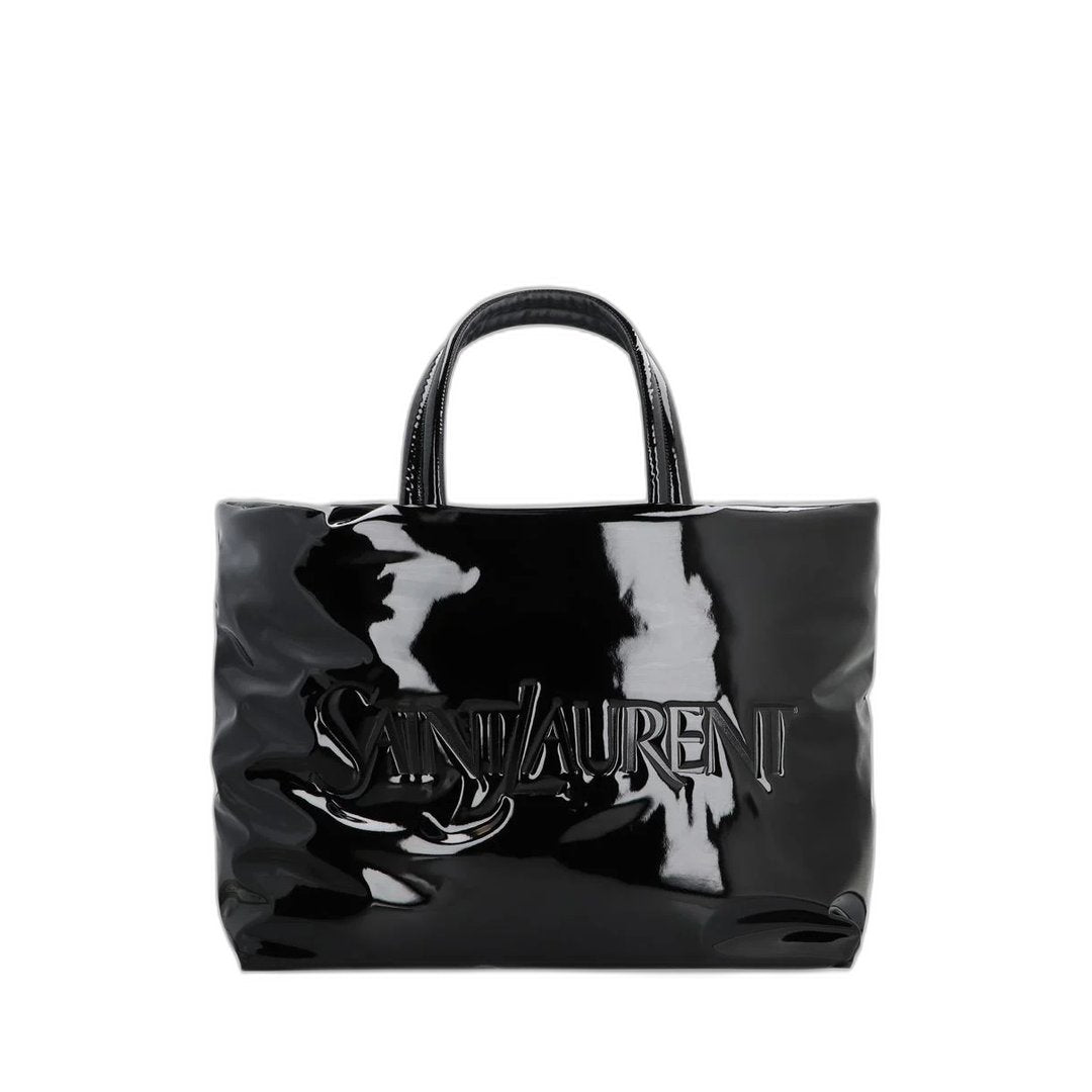 Maxi Tote In Patent Canvas