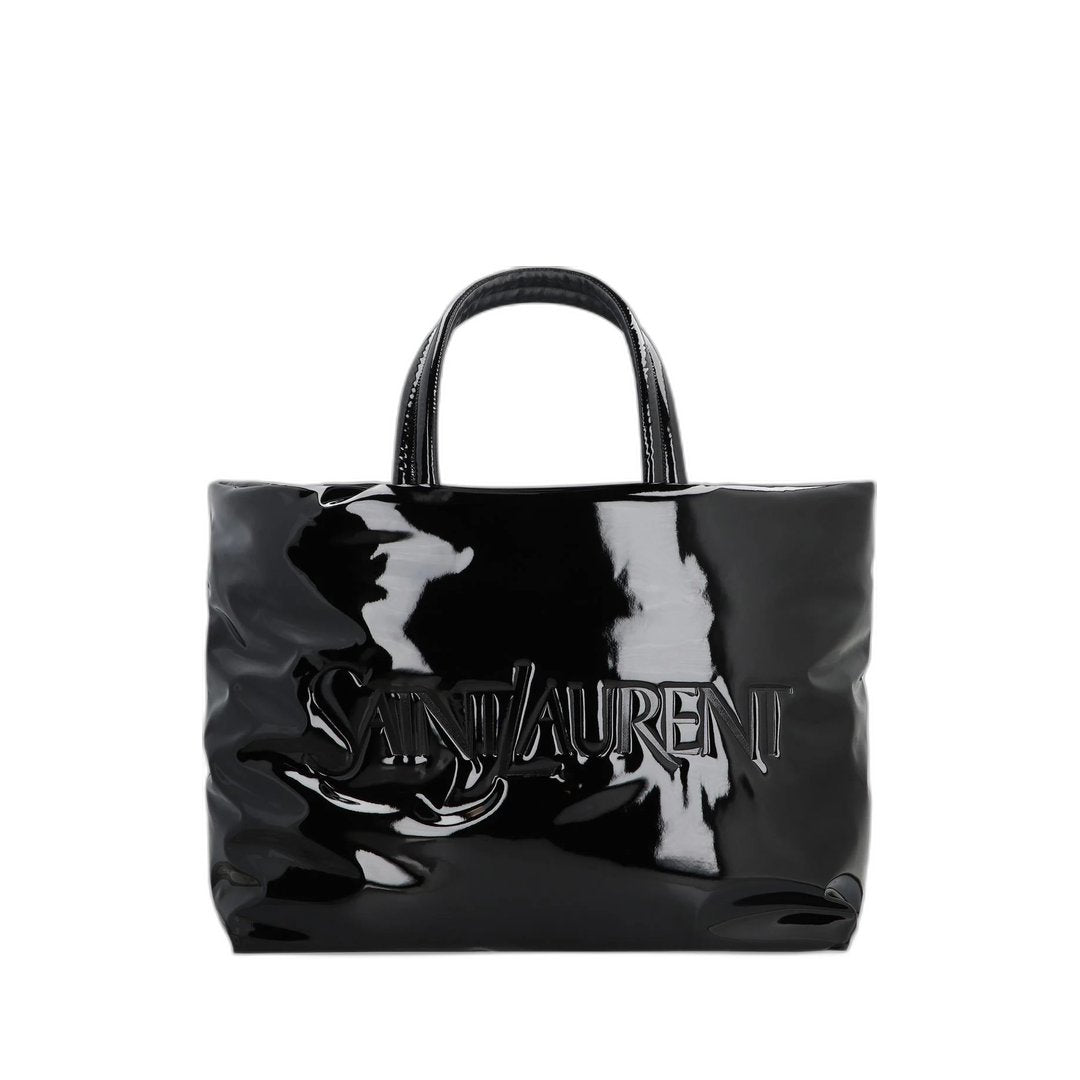 Maxi Tote In Patent Canvas
