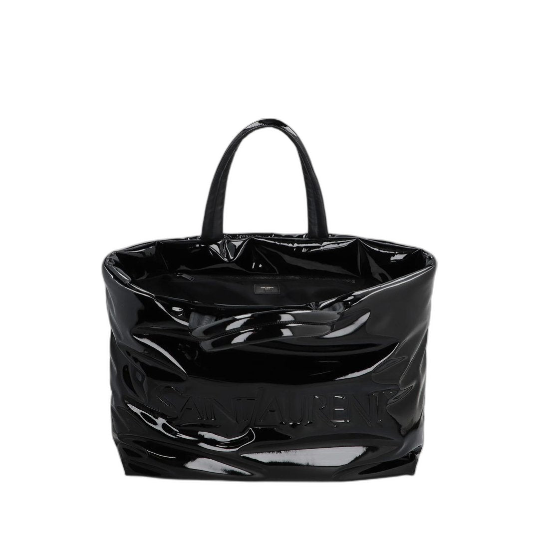 Maxi Tote In Patent Canvas