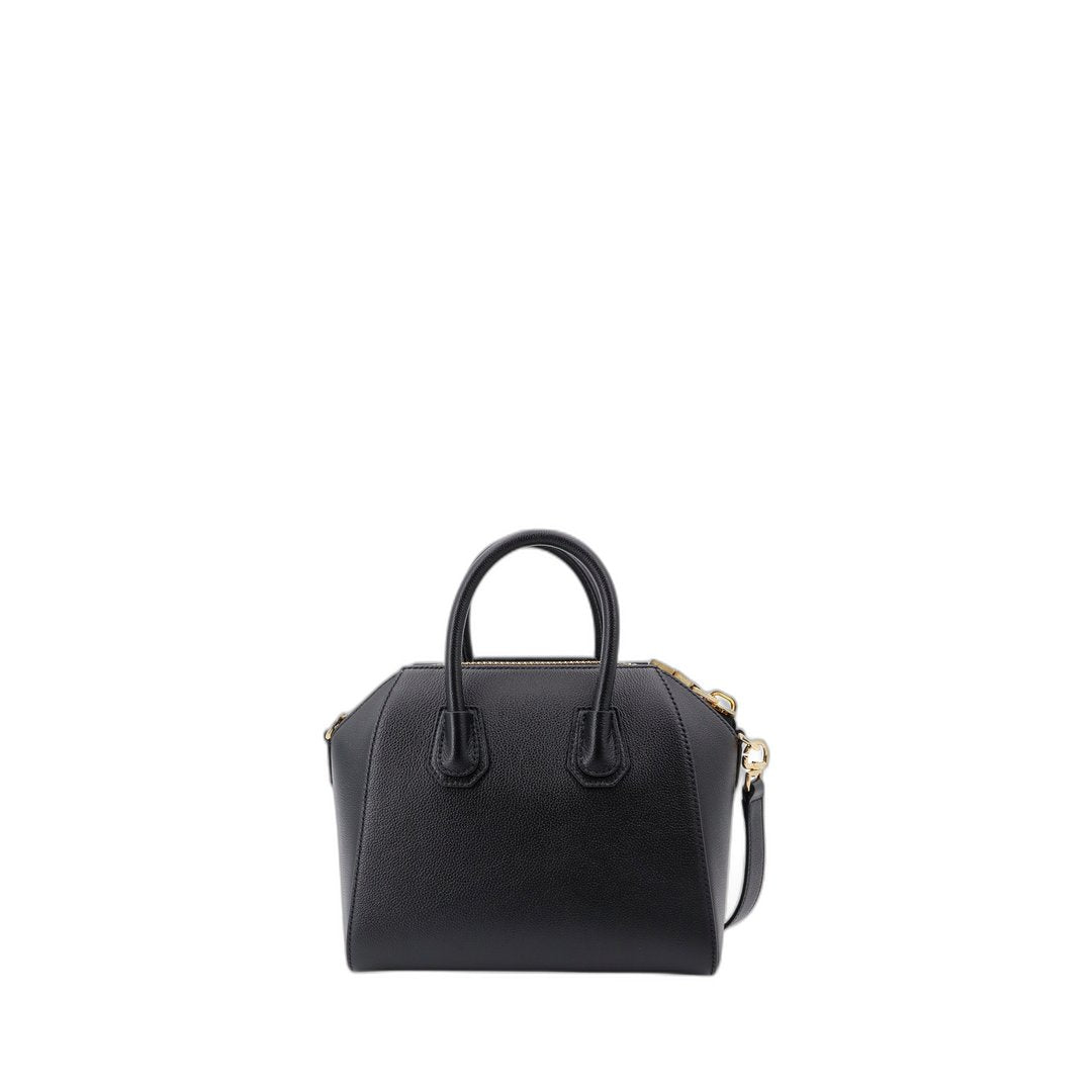 Antigona Mini Bag In Grained Leather