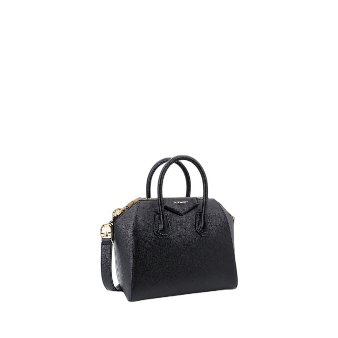 Antigona Mini Bag In Grained Leather