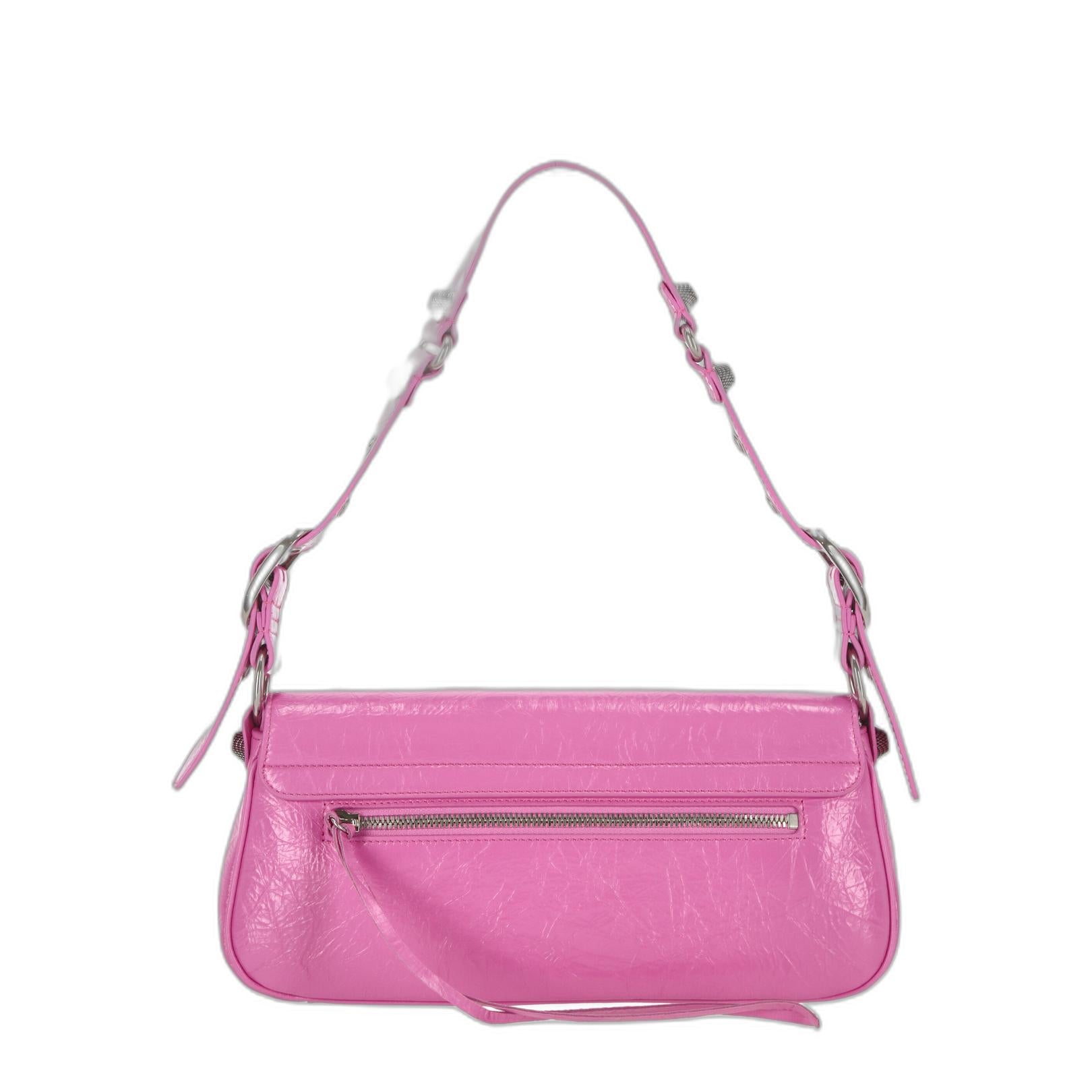 Le Cagole 粉色单肩包