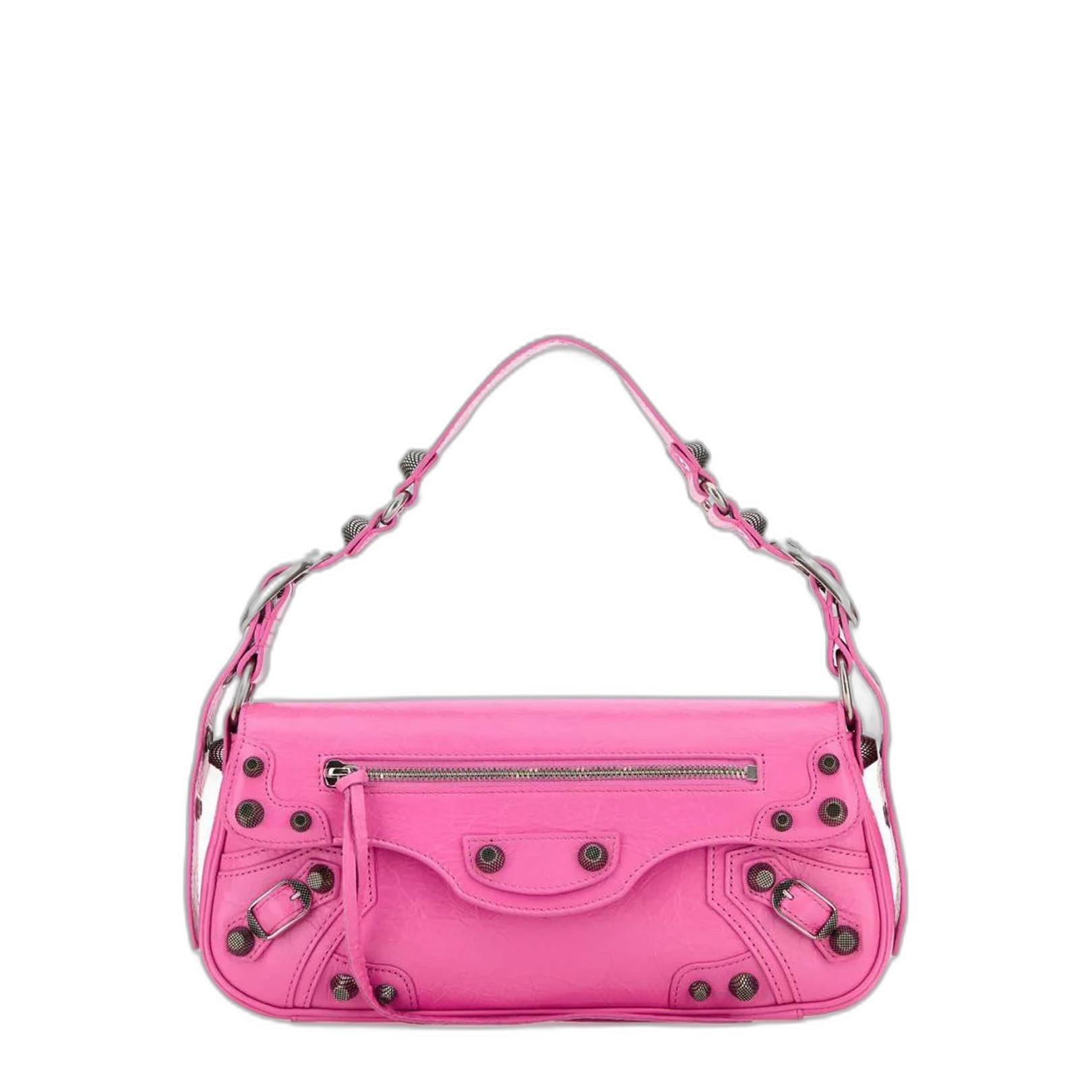 Le Cagole 粉色单肩包