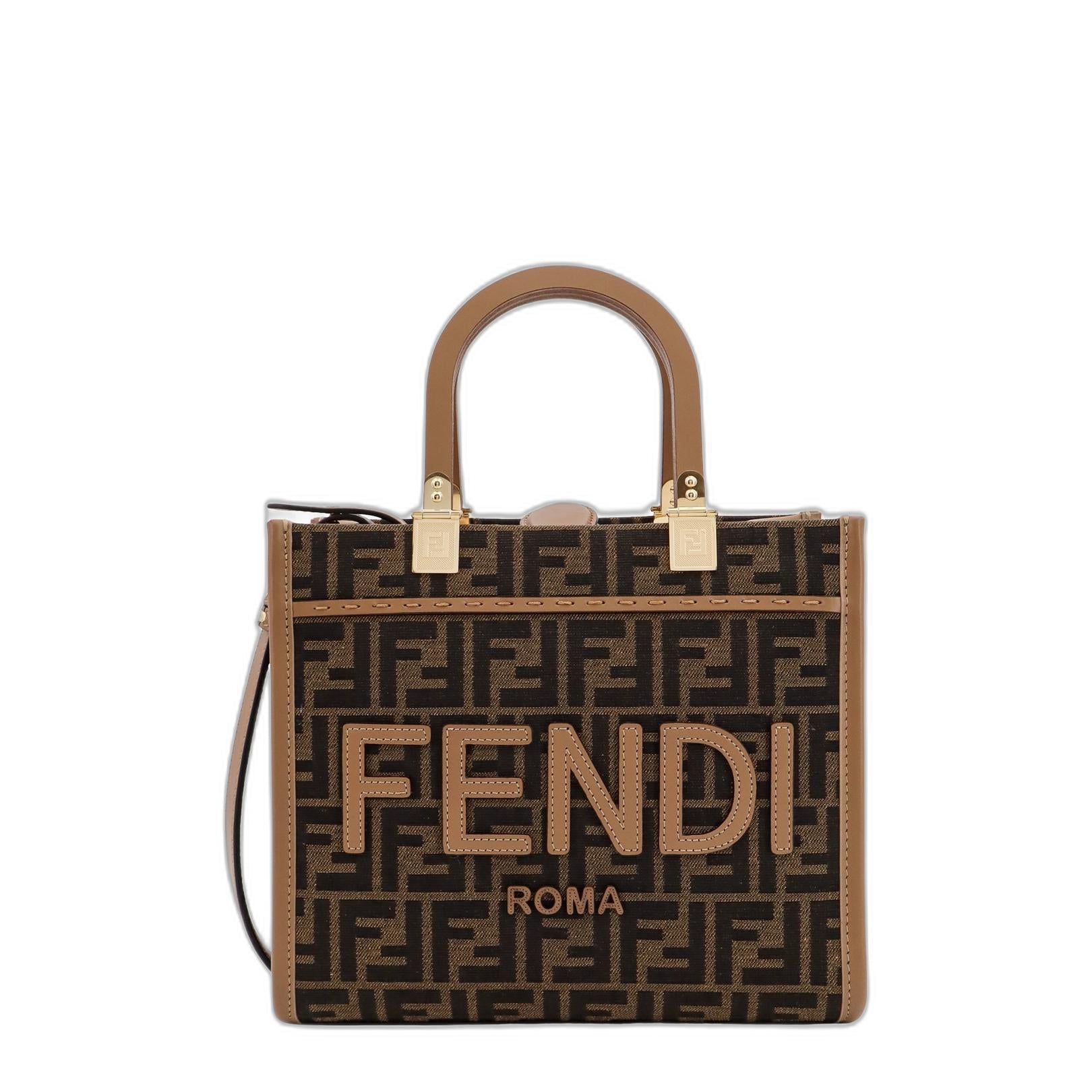 Sunshine Small in Brown Ff Jacquard