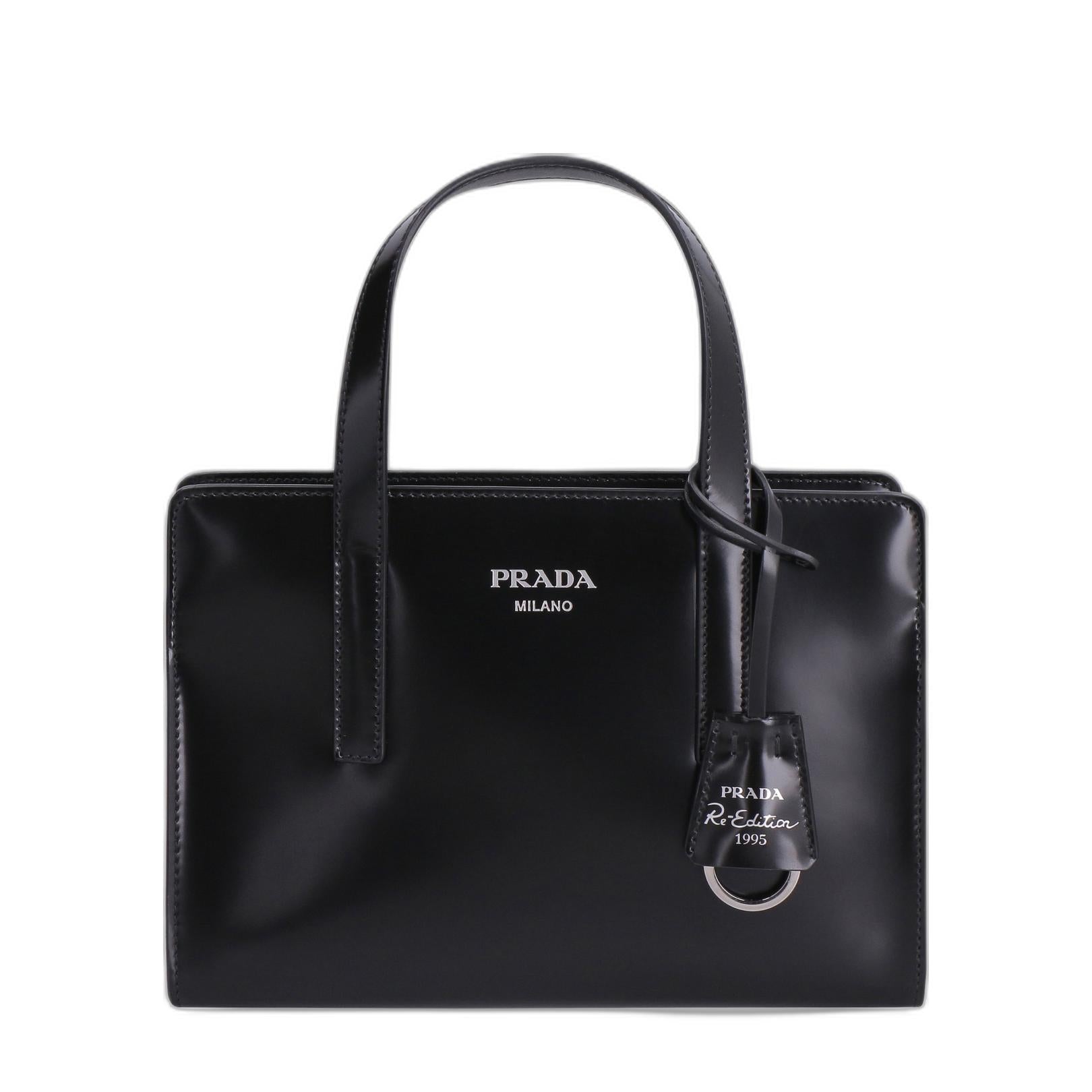 Re-Edition 1995 Top Handle Bag in Black