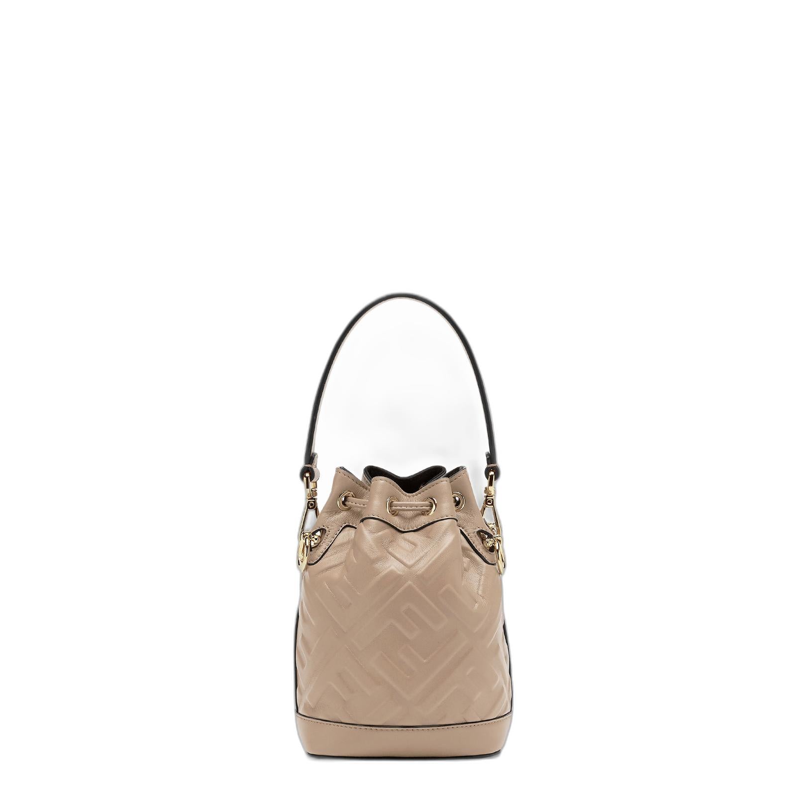 Mini Mon Tresor Drawstring Bucket Bag
