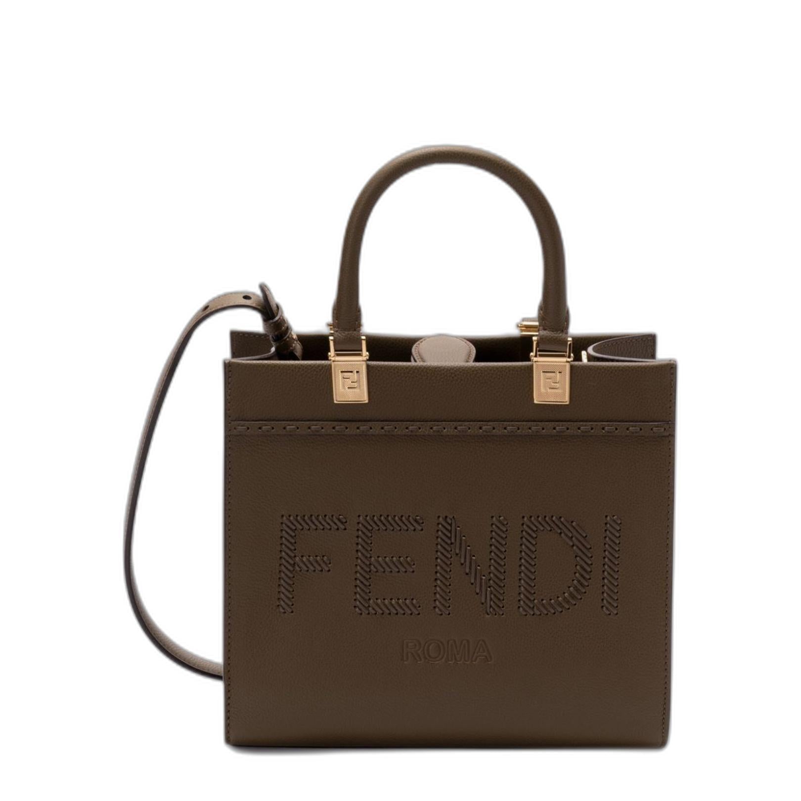 Logo Detailled Top Handle Bag