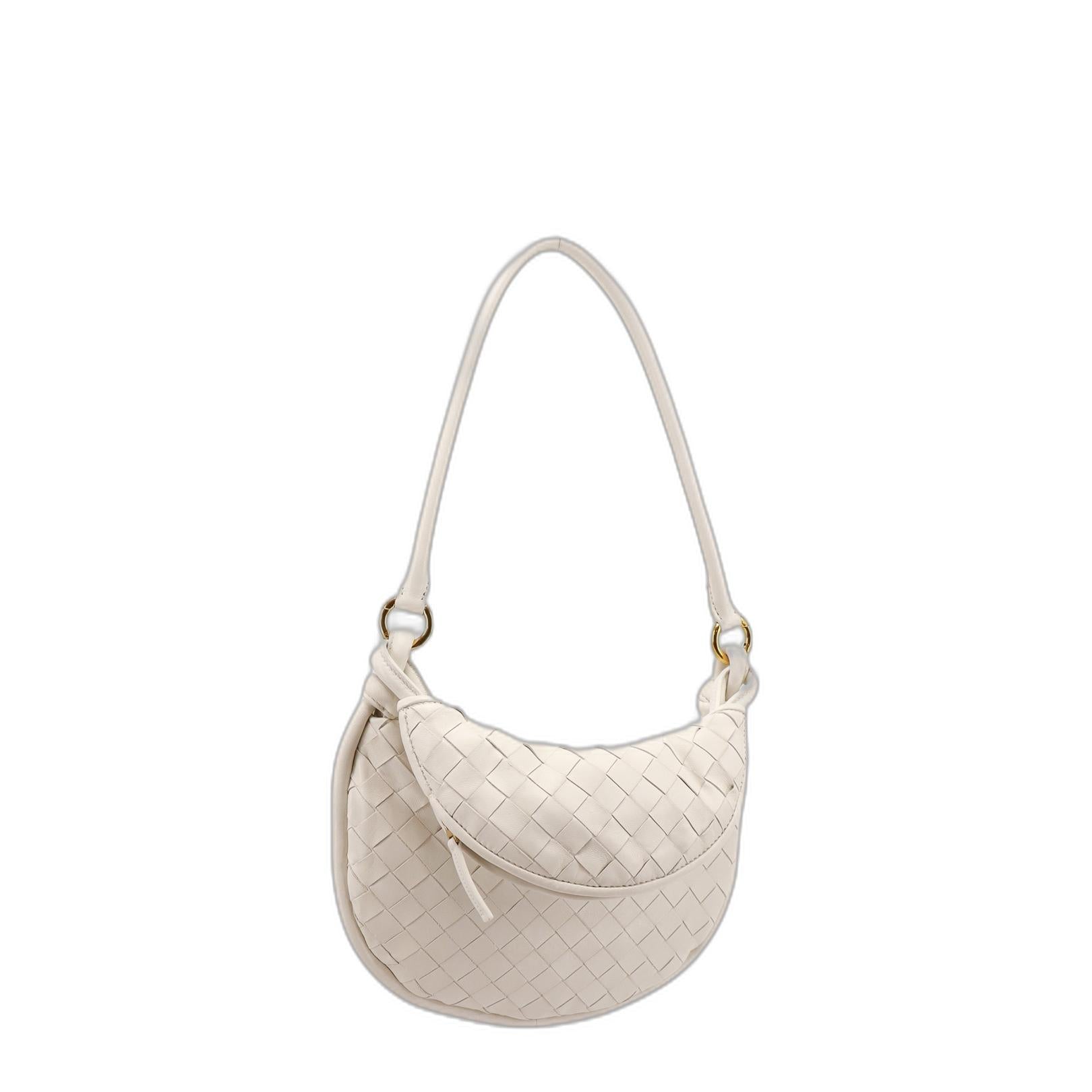 Small Gemelli Shoulder Bag in White
