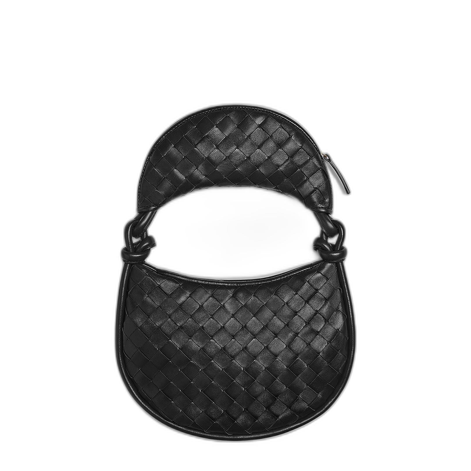 Small Gemelli Hobo Bag in Black