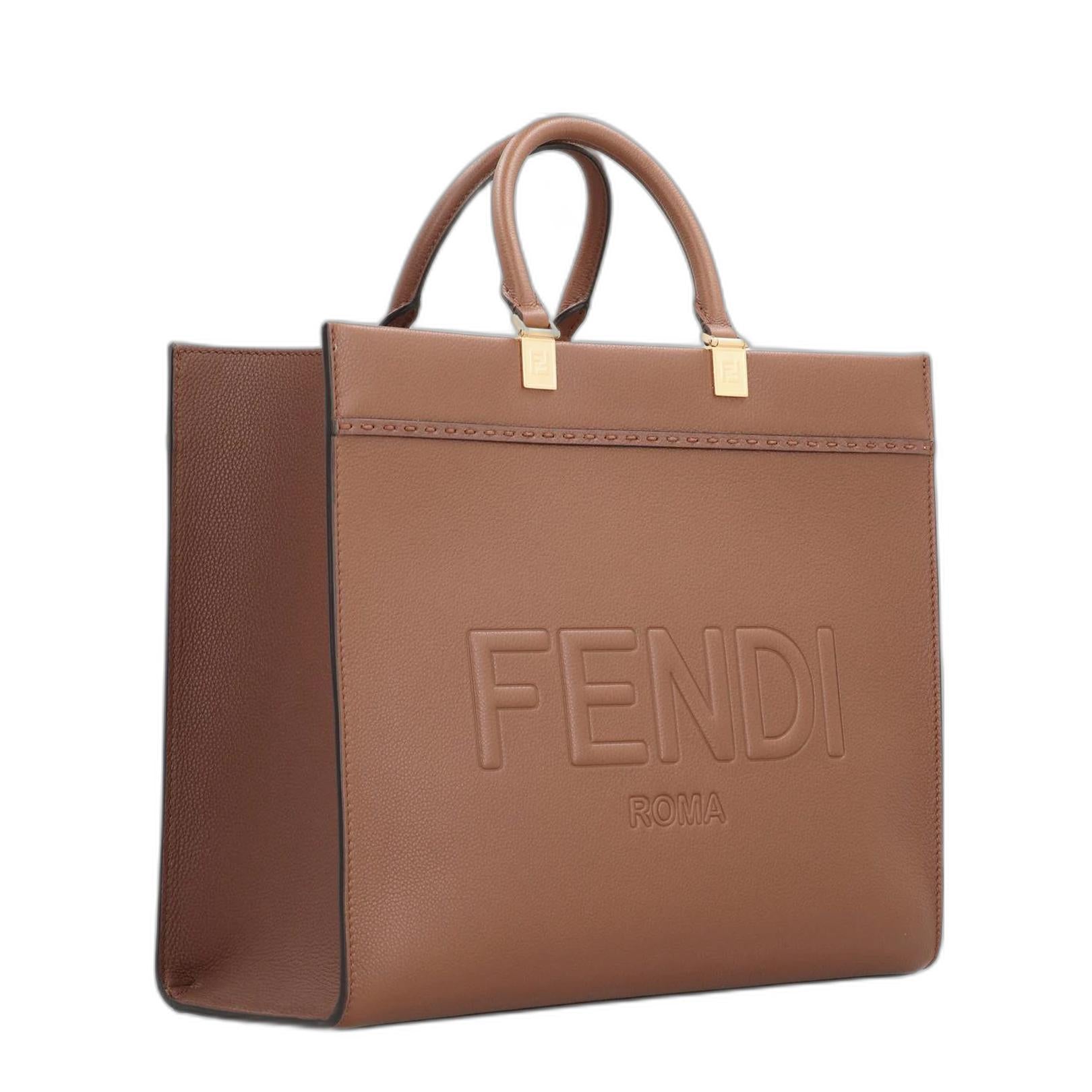 Sunshine 棕色中号手提包