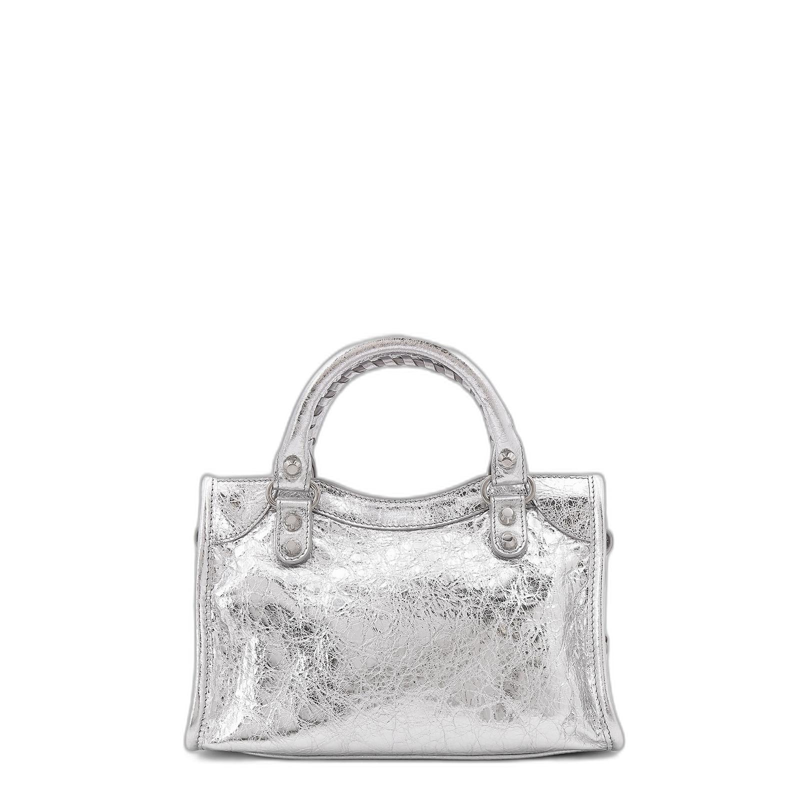 Le City Mini Handbag in Silver