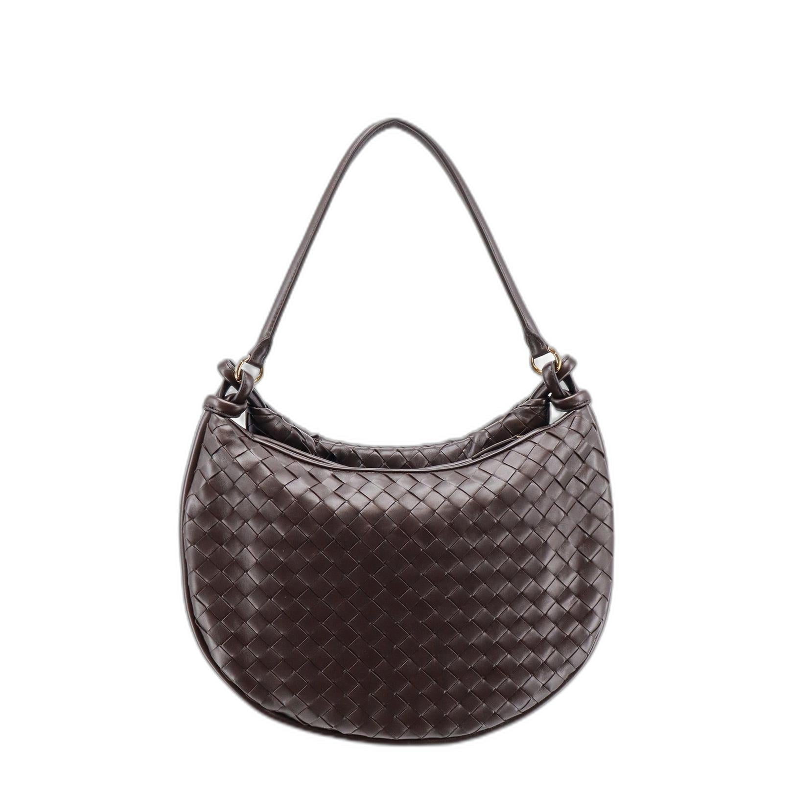 Large Gemelli Hobo Bag in Intrecciato Fondant