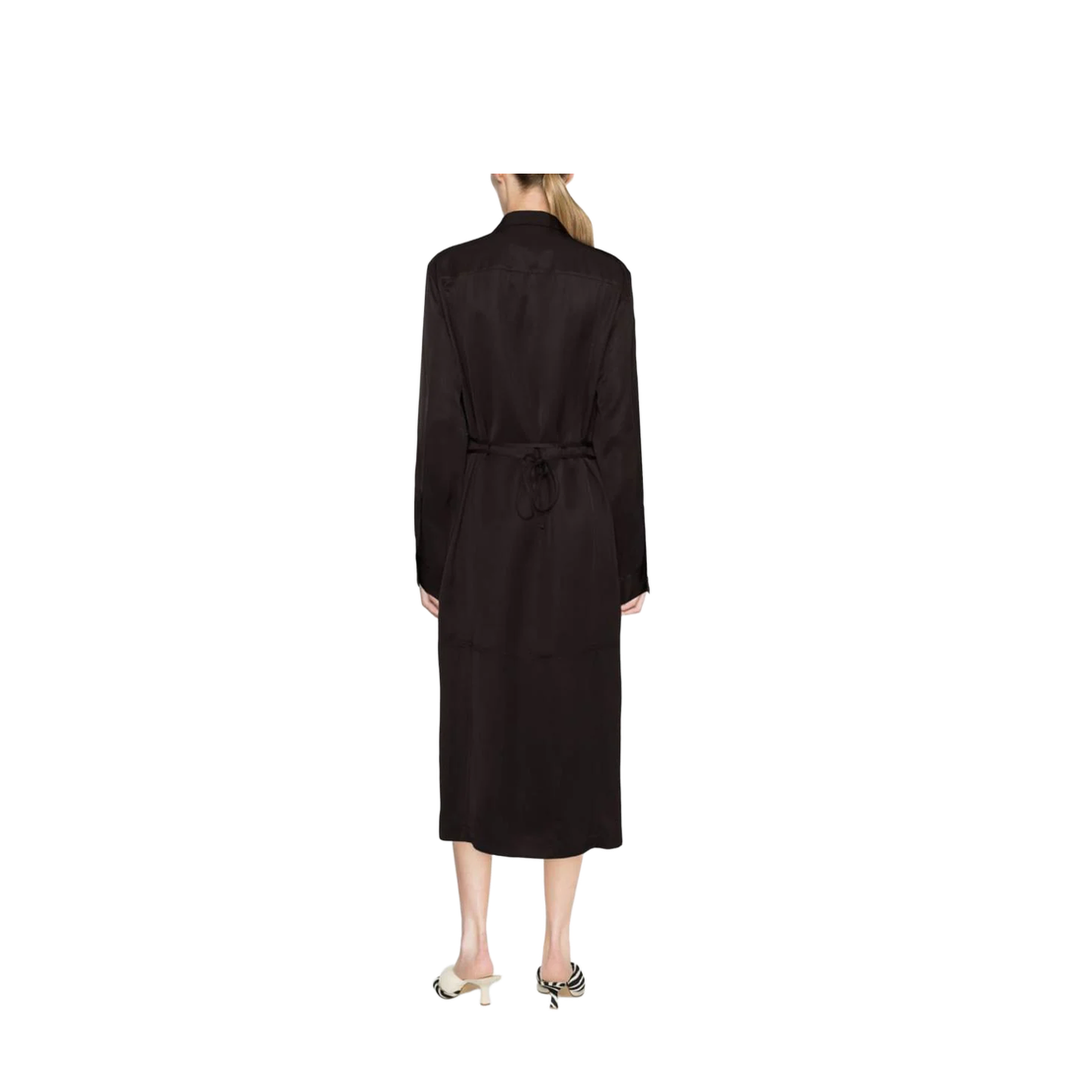 Ganache Viscose Trench Coat
