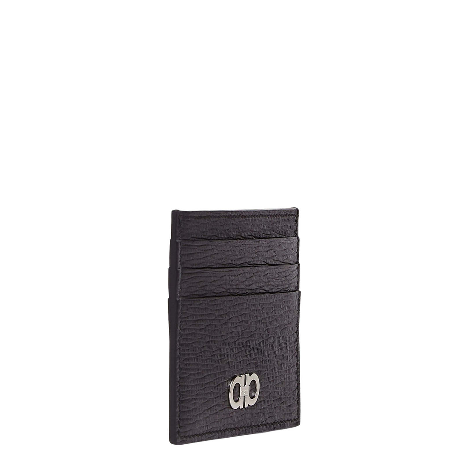 Gancini Leather Credit Card Case