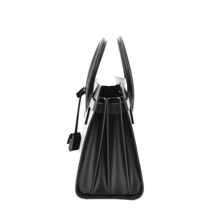 Sac de Jour Small Leather Top Handle Bags - Black
