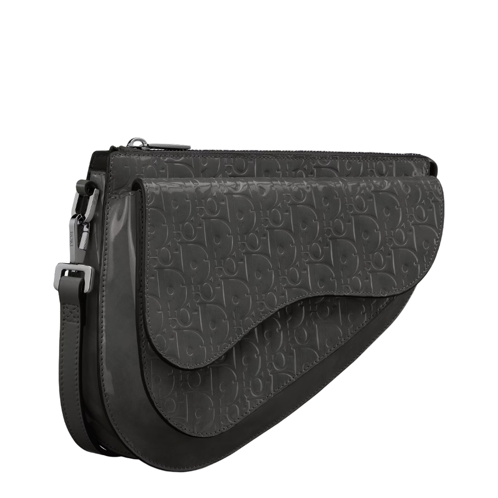 Classic Oblique Pattern Crossbody Bag
