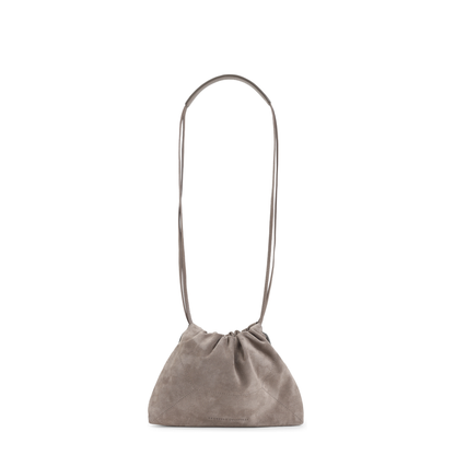 Duo Medium Suede Crossbody - Light Brown