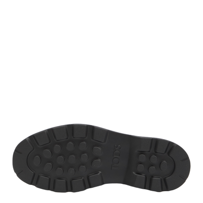 Coffee Brown Front Button Fastening Moc Stitching