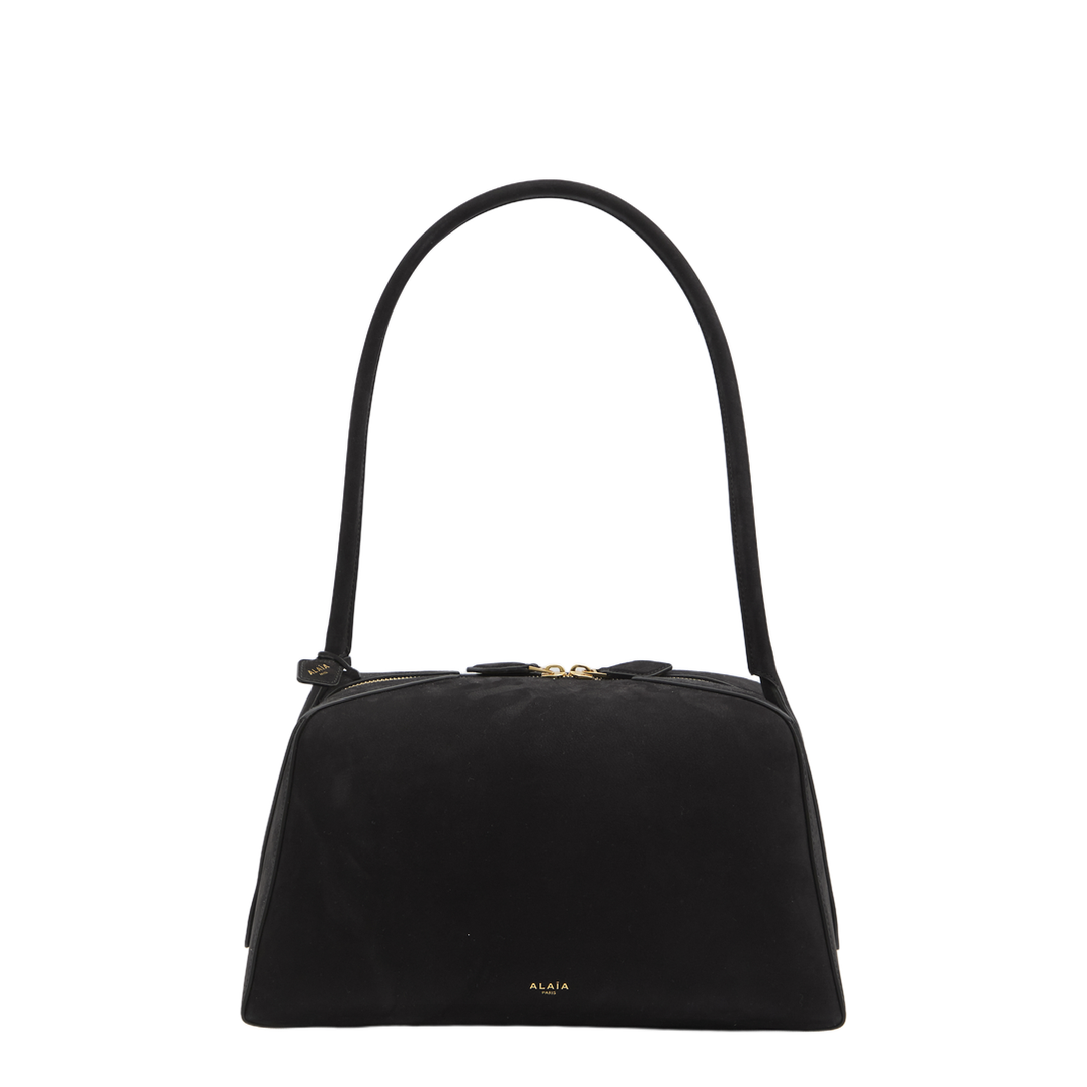 Noir Le Bouledogue Bag in Nubuck