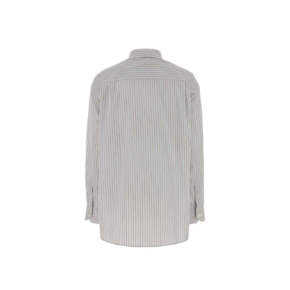 Double-Stripe Cotton Poplin Shirt