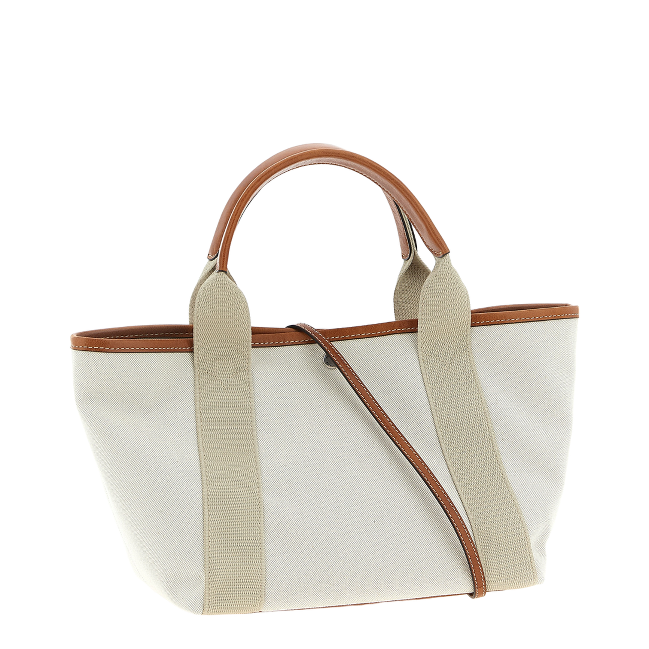 Sand Canvas Small Biarritz Shopping Bag