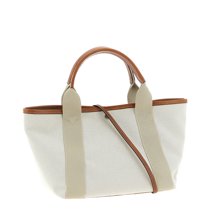 Sand Canvas Small Biarritz Shopping Bag