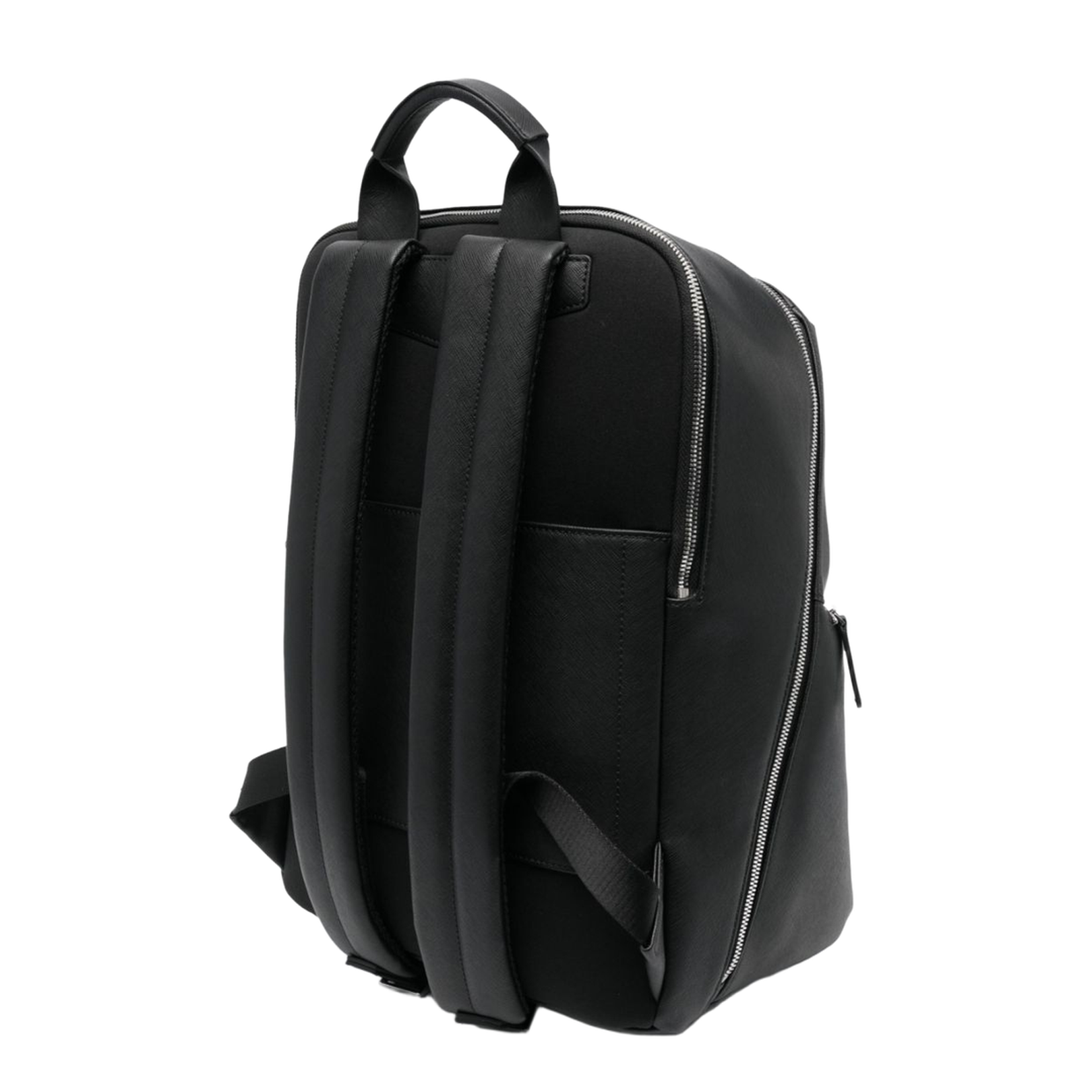 Logo-Embossed Zip-Fastening Backpack