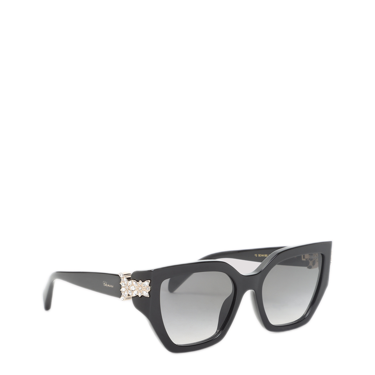 MAYFEYR - CHOPARD EYEWEAR - Black Acetate Sunglasses - SCH418S0700