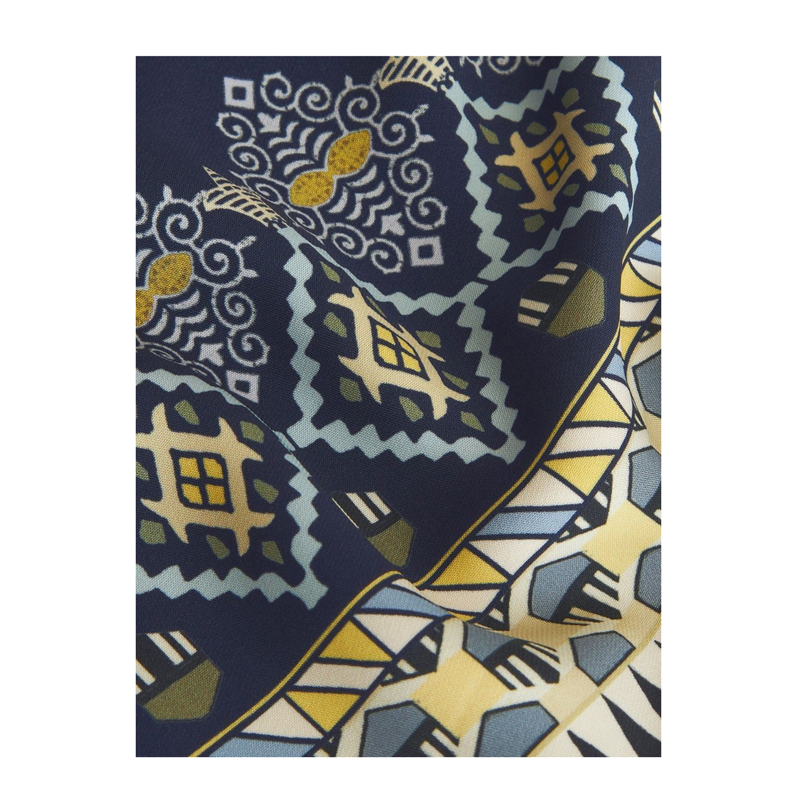 Geometric Pattern Tunic Dress