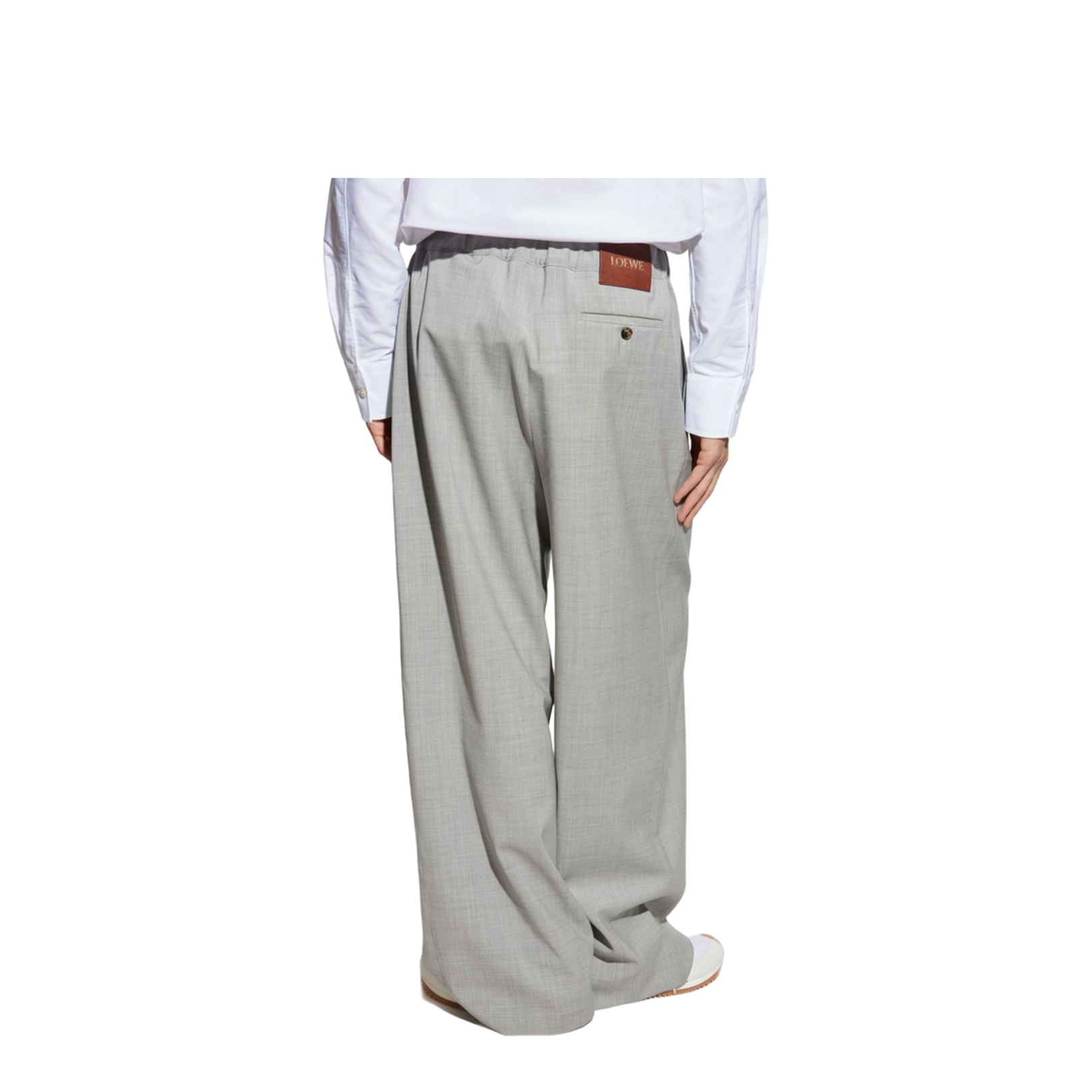 Drawstring Trousers Grey