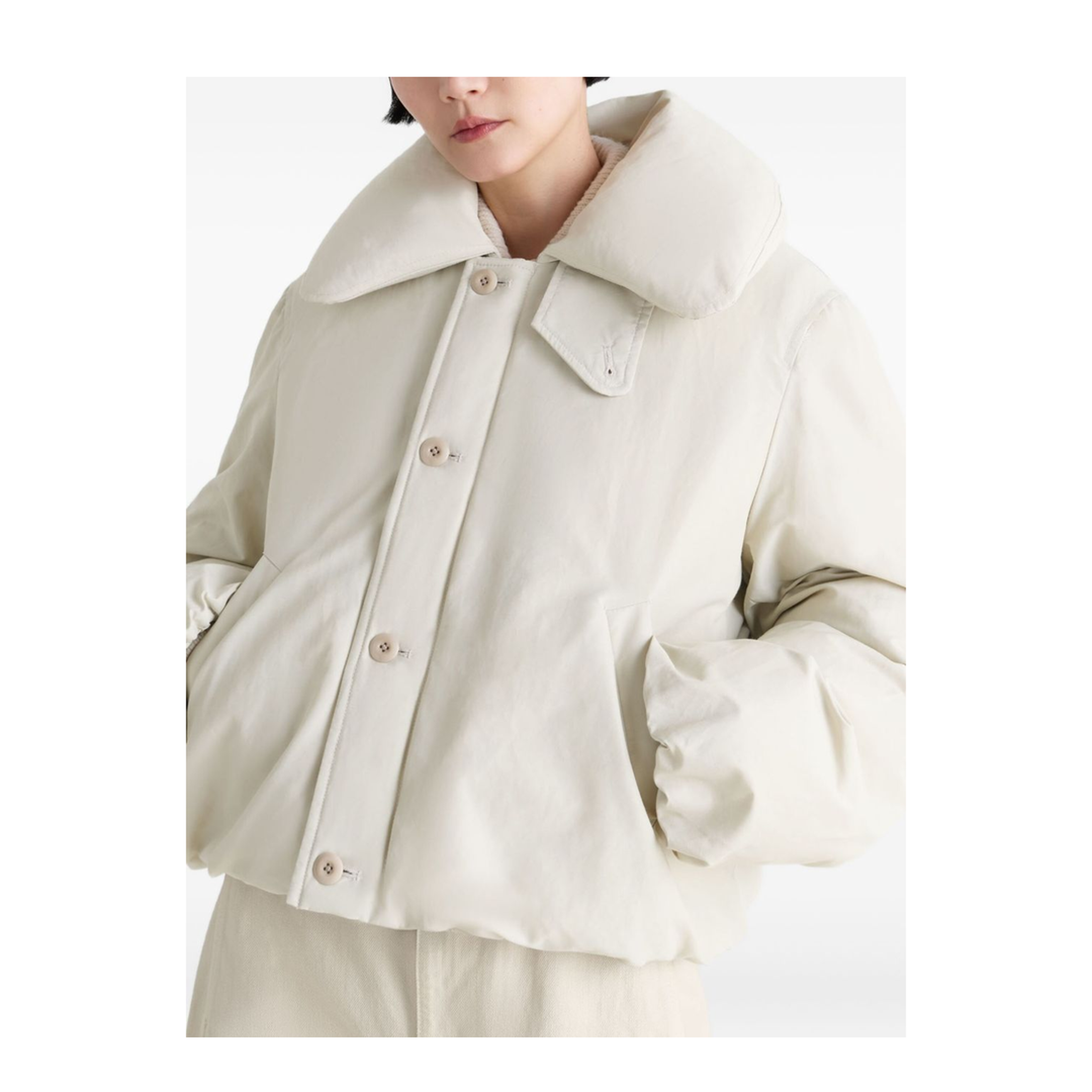Down Jackets Short Puffer Blouson