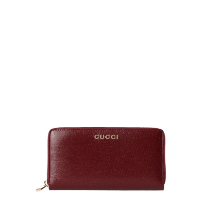 Burgundy leather wallet
