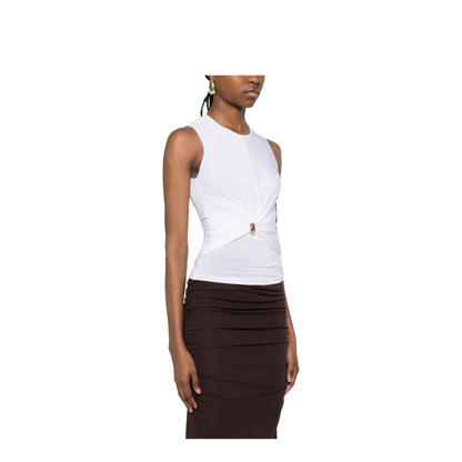 MAYFEYR - Elisabetta Franchi - Top Ivory - TO03761E2360