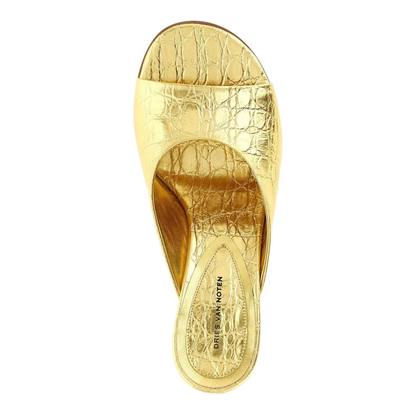 MAYFEYR - Dries Van Noten - Open-Toe Leather Mules - 0117110597954