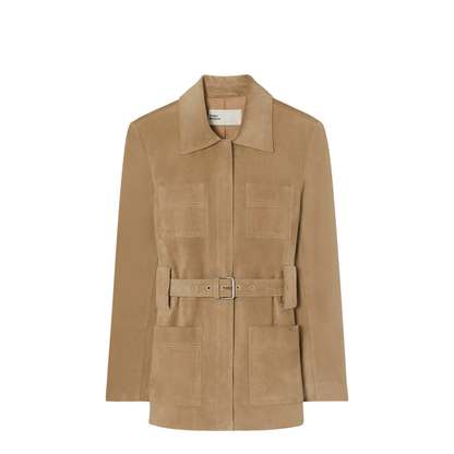 MAYFEYR - Tory Burch - Khaki Suede Jacket - 177988260