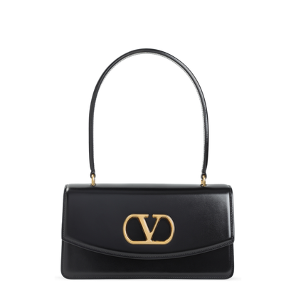 Shiny Calfskin Shoulder Bag