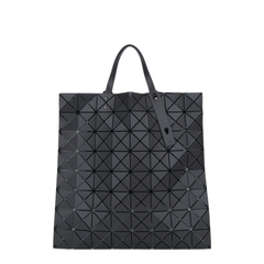 Lucent Matte PVC Tote - Charcoal Gray