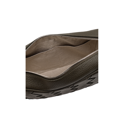 Intrecciato East-west Leather Camera Bags - Kaki