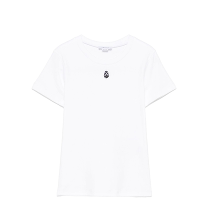 T-Shirt with Embellished Skull