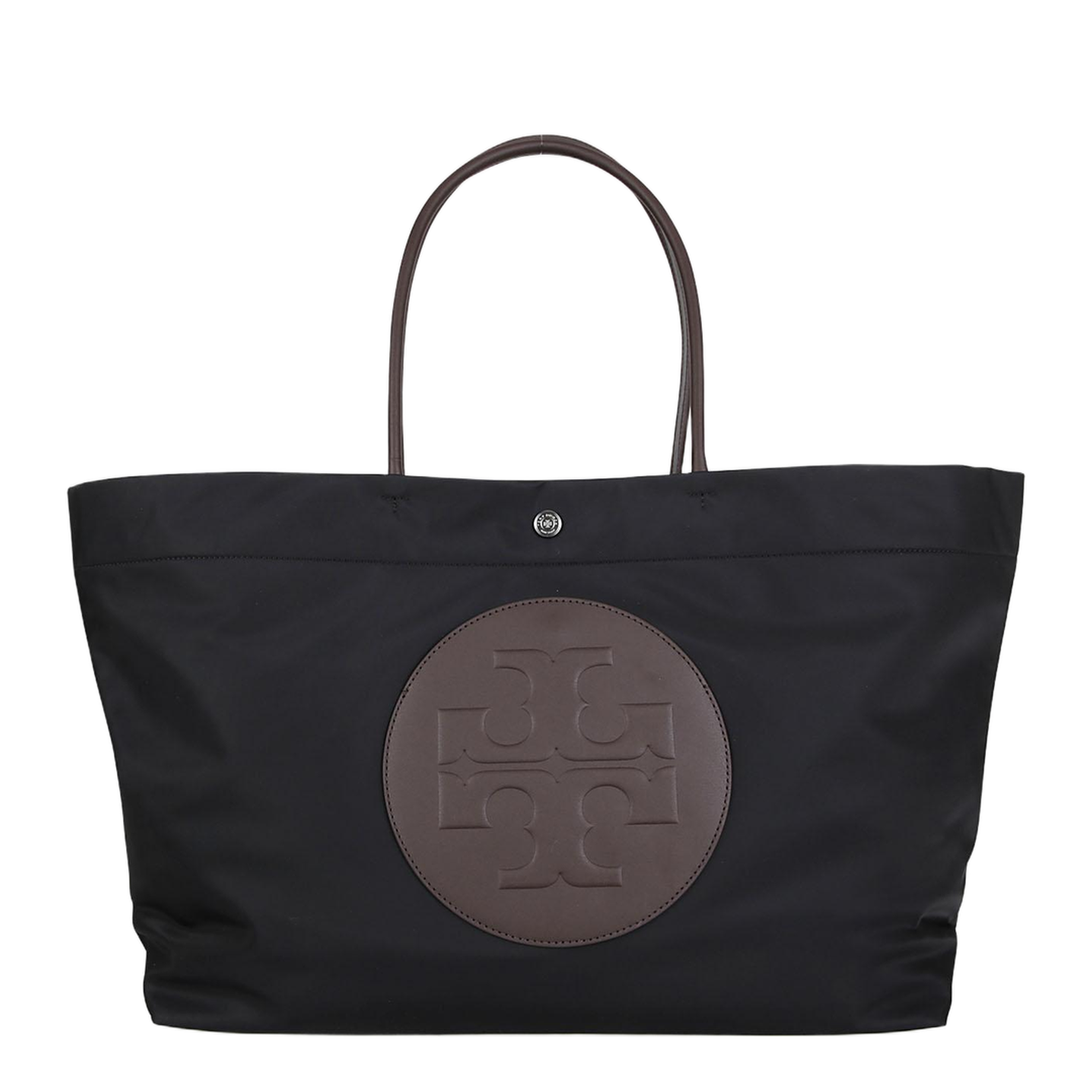 MAYFEYR - Tory Burch - Ella Twist Nylon Shoulder Bag With Maxi Front Logo Patch - 181463001