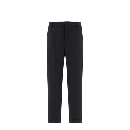Black Wool Trousers