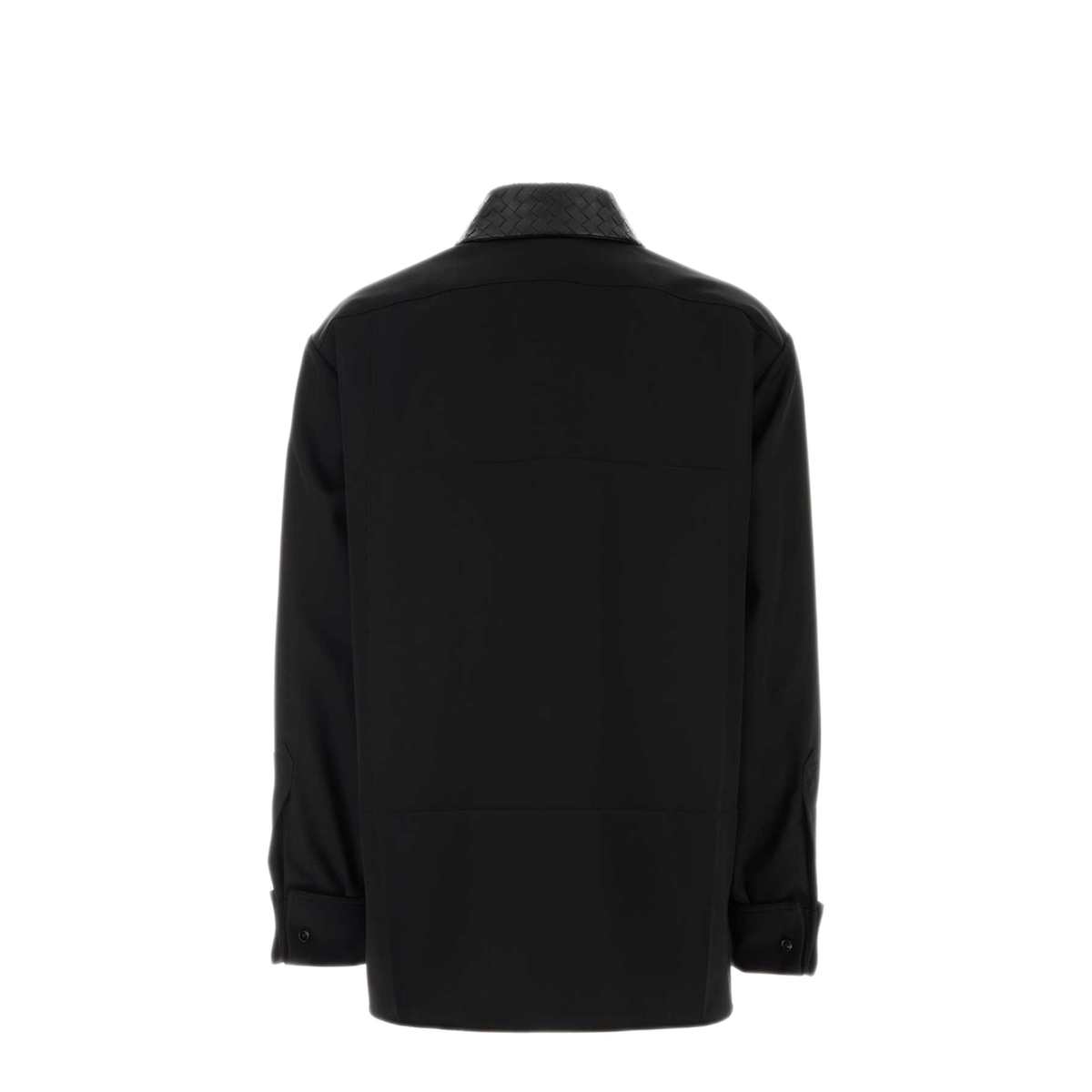 MAYFEYR - Bottega Veneta - Black Wool Shirt - A002QUV6DB01010