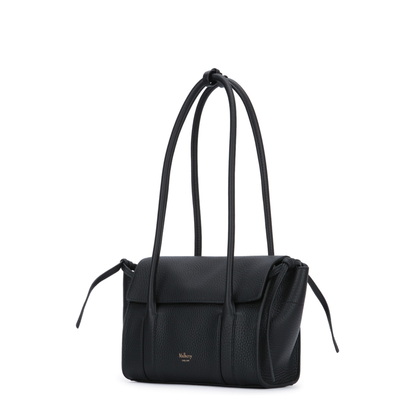 Bayswater Mini Calf Leather Shoulder Bag - Black
