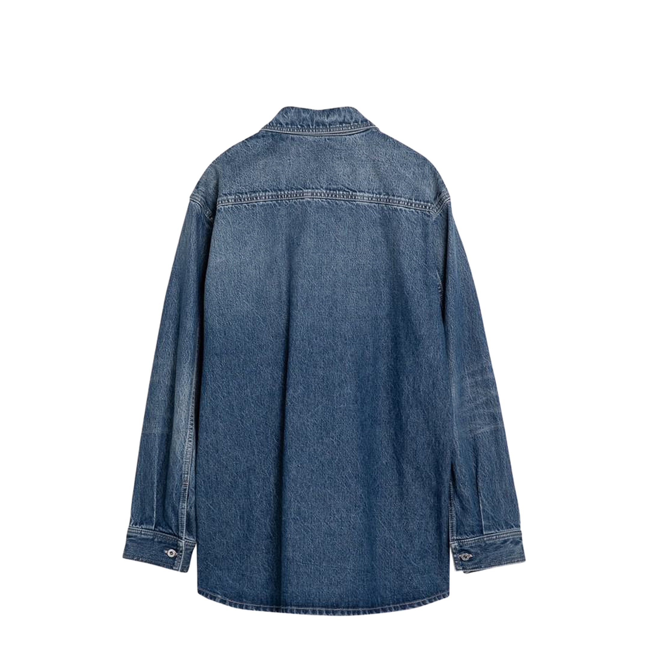 Denim Shirt V Detail