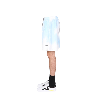 MAYFEYR - MSGM - Tie Dye Pattern Bermuda - 3240MB6722729599