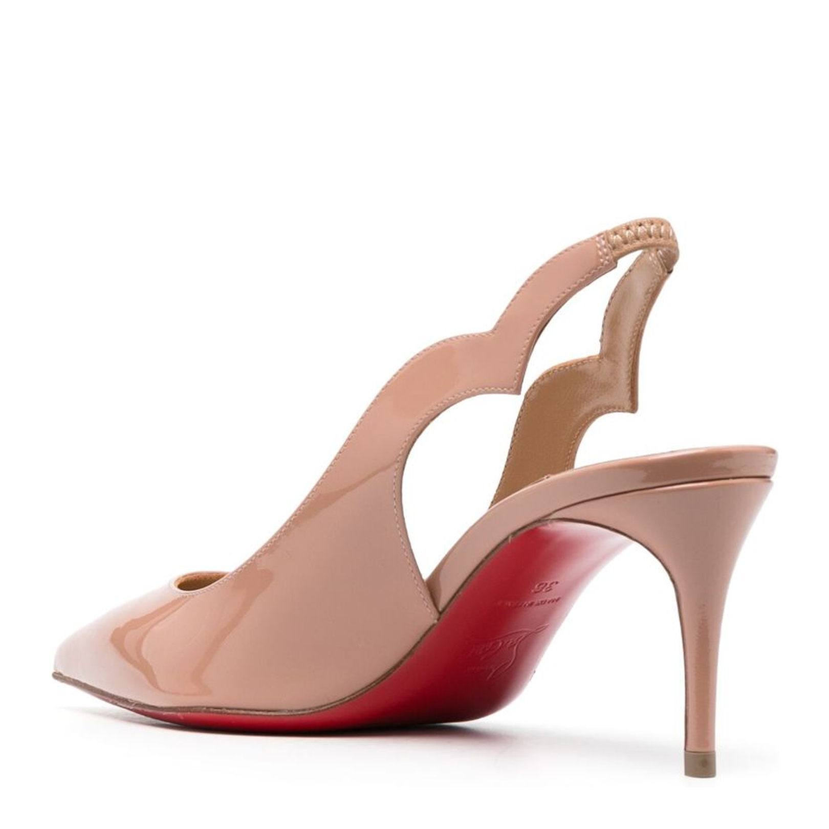 Hot Chick Sling 70 Blush Patent Calf Leather