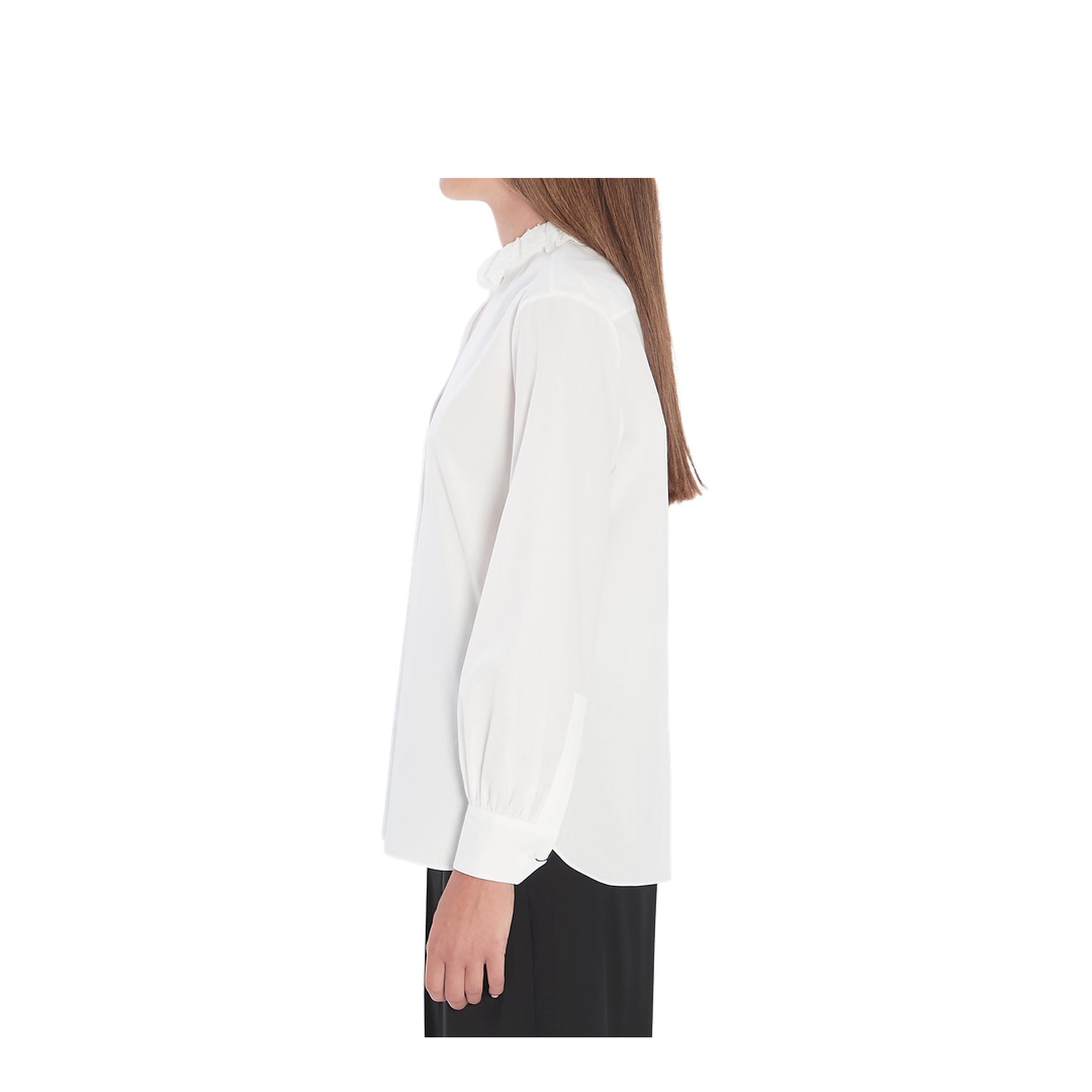 Crumpled Poplin Blouse