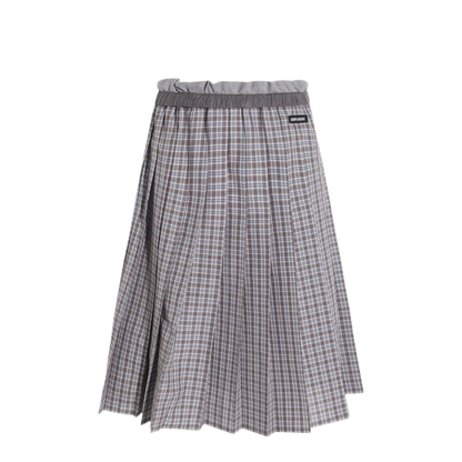MAYFEYR - Miu Miu - Check Skirt - MG2467SOOO17LXF0OBD