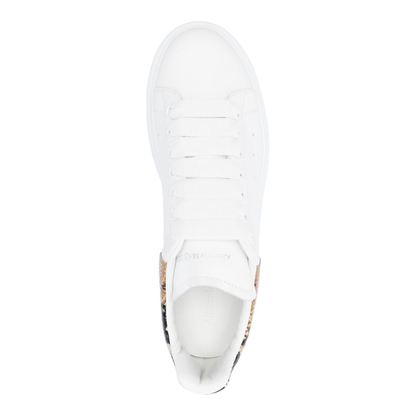 Oversized Sneaker in White/Natural